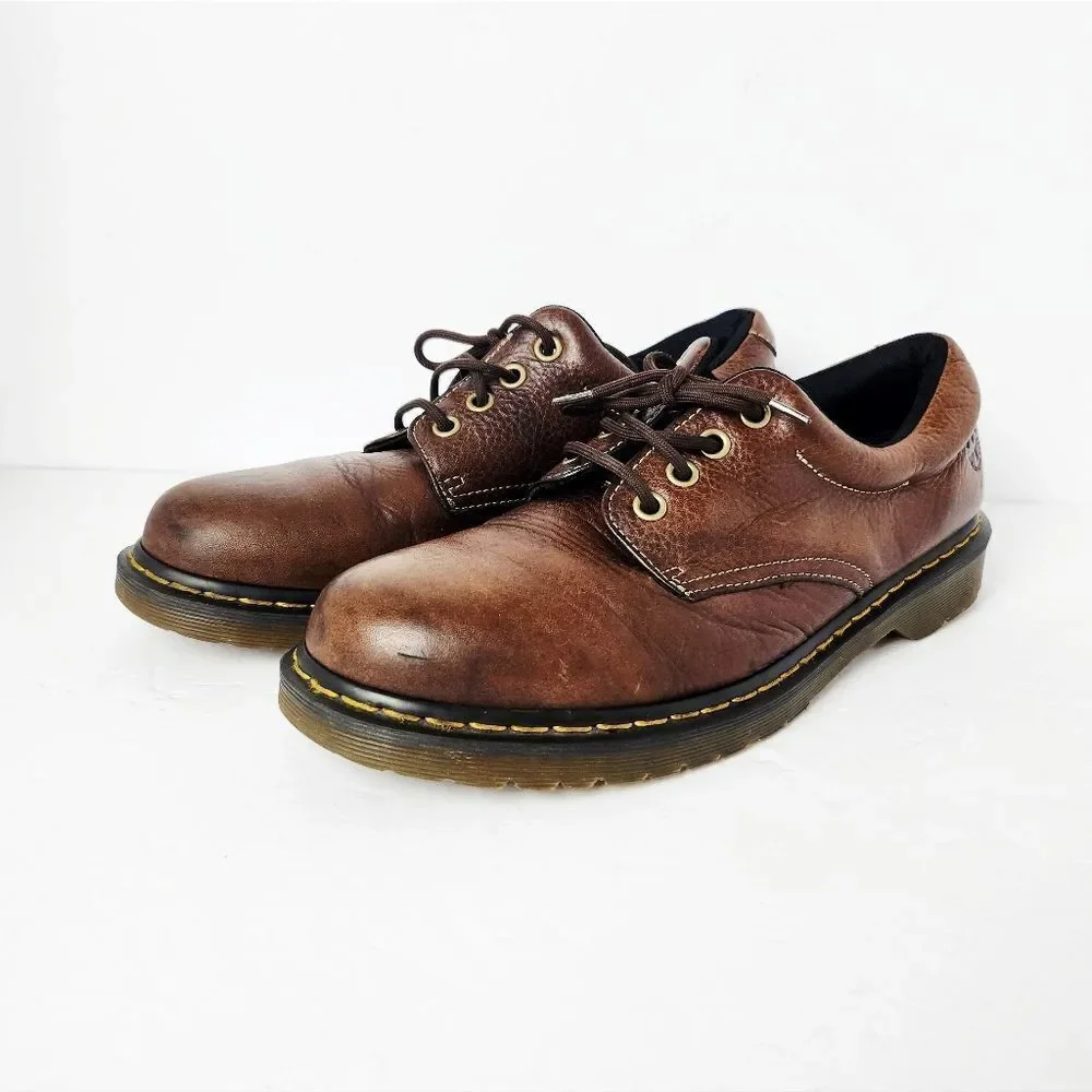 Dr. Martens Boston Oxford Mens Brown Shoes AW004 Size US 13